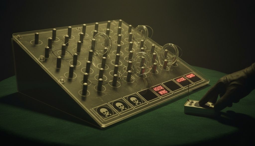 Plinko Betrugsmasche Fake Apps Warnung auf Smartphone-Bildschirm