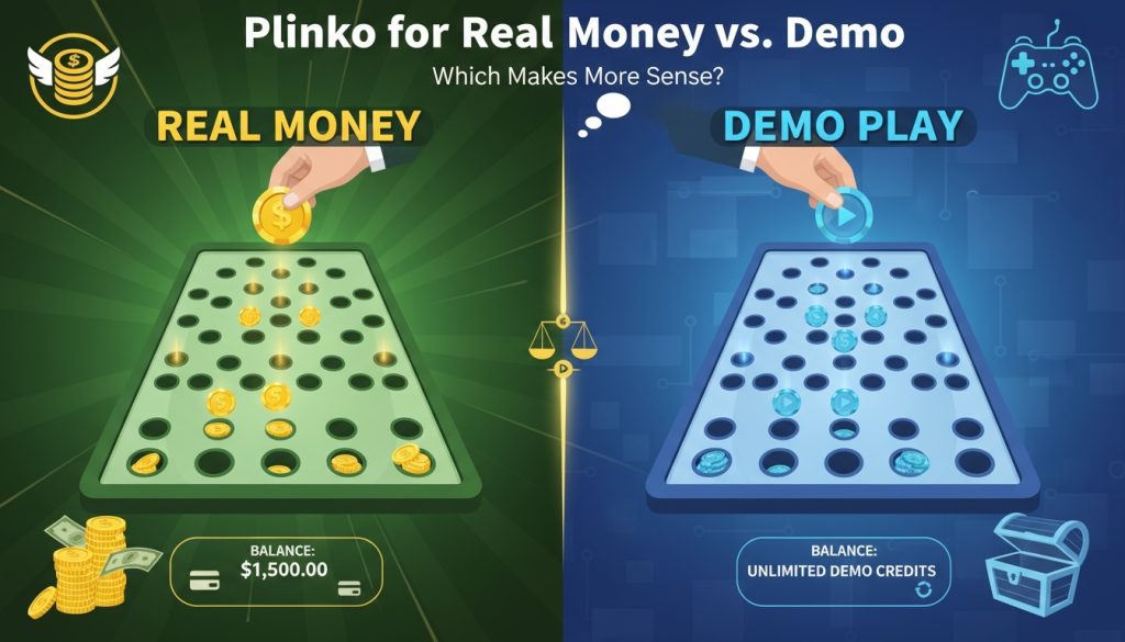 Plinko Echtgeld vs Demo Vergleich - Unterschiede zwischen kostenlosem Spielen und echten Geldgewinnen erklärt